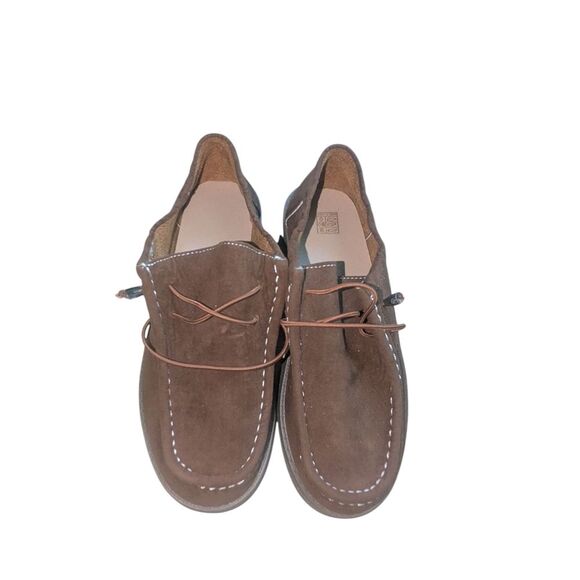 🛍️Brown Suede Men's Loafers Brand New Never Worn! - Picture 1 of 4